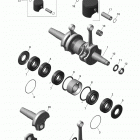 TUNDRA - LT-Sport_2-STROKE Коленчатый вал и поршни - 550f