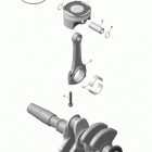 TUNDRA - LT-Sport_4-STROKE Коленчатый вал и поршни - 600 асе