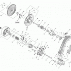 MXZ Sport 600 XP120 Защита ремня вариатора