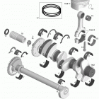 180 Challenger SE 260 Коленвал и поршни