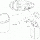 150 Speedster 255 09- storage compartment, front 2