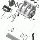 210 Challenger SE 430 02- air intake manifold and throttle body sea-doo boats