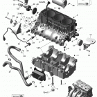 230 Challenger SE 310 01- engine block sea-doo boats