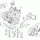 ZR 8000 SNO PRO LTD ES GREEN EARLY BUILD Опора двигателя и вариатор