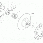 M 6000 141 Green (US), Green Intl (OS) Driven clutch (os)
