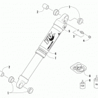 M 6000 SNO PRO 141 EARLY BUILD Green Early Build (EB) Задняя подвеска ,задний амортизатор