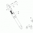 M 6000 SNO PRO 141 EARLY BUILD Green Early Build (EB) Передний амортизатор