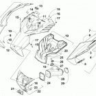 M 6000 SNO PRO 141 EARLY BUILD Green Early Build (EB) Капот и воздуховоды