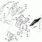 XF 6000 CROSSTREK ORANGE EARLY BUILD Orange Early Build (EB) Капот и воздуховоды