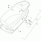 XF 8000 CROSSTREK ES 137 Orange (US), Orange Intl (OS) Сидение