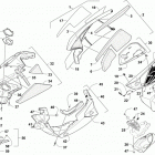 XF 8000 CROSSTREK ES 137 Orange (US), Orange Intl (OS) Поддон и обтекатели