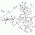 XF 8000 HIGH COUNTRY 141 SNO PRO EARLY BUILD Orange Early Build (EB) Цилиндр и головка