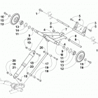 XF 8000 HIGH COUNTRY 141 SNO PRO EARLY BUILD Orange Early Build (EB) Задняя подвеска ,задний рычаг
