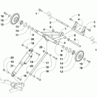 XF 8000 HIGH COUNTRY LTD ES 141 Black (US), Black Int. (OS) Задняя подвеска ,задний рычаг