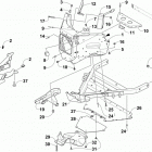 XF 8000 HIGH COUNTRY LTD ES 141 Black (US), Black Int. (OS) Передний бампер и рама