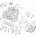 ZR 6000 R XC Green (US), Green Intl (OS) Опора двигателя и вариатор