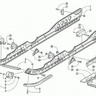 MOUNTAIN CAT 800 (LE BLACK-GREEN 144) Slide rail and track assembly (le 151)