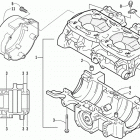 MOUNTAIN CAT 800 EFI (LE BLACK-GREEN 151) Блок цилиндров