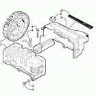 Z 570 (ESR) Cooling fan and cylinder cowling assembly