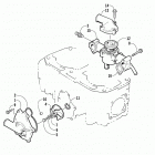 ZL 800 EFI SS BLACK Water pump  /  water manifold assembly