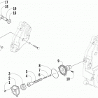 ZR 800 CC (BLACK) Dropcase chain tension assembly