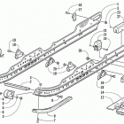MOUNTAIN CAT 600 EFI LE (BLACK) Slide rail and track assembly (le)