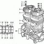Z 440 (ES) Картер и блок цилиндр
