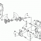 Z 440 (ES) Dropcase chain tension assembly