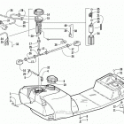 ZL 500 EFI ESR Gas tank and fuel pump assemblies