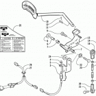 ZL 550 Reverse shift lever assembly (esr)