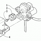 ZL 600 EFI (ESR) Мотор заднего хода