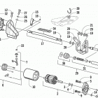 ZL 600 EFI (ESR) Flex-drive starter motor assembly (esr)