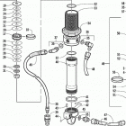 ZR 440 SNO PRO (CROSS COUNTRY) Rear suspension front arm shock absorber (cross country)