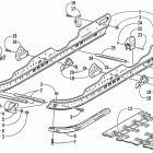 ZR 600 Рельс скольжения и гусеница