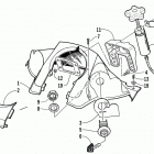 ZR 600 EFI LE Console and switch assembly (le)