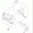 LT F400F EIGER 4x4 MANUAL Headlamp (model k3 / k4)