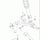 LT-A500F VINSON 4x4 AUTOMATIC Suspension arm