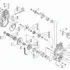 POWDER SPECIAL 600 EFI LE (BLACK) Drive  /  reverse dropcase assembly (optional)