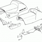 ZR 600 EFI Seat and taillight assembly