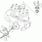ZR 600 EFI - LE REVERSE Помпа и термостат