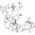 EXT 580 EFI DLX Gas tank and fuel pump assemblies