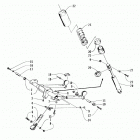 Z 440 Rear suspension  /  front arm assembly