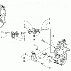 EXT 580 Dropcase chain tension assembly