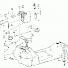 EXT EFI MOUNTAIN CAT Gas tank and fuel pump assemblies
