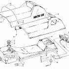 PUMA DELUXE Gas tank, seat, and taillight assemblies