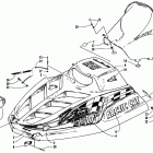 ZR 580 EFI Капот и ветровое стекло