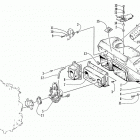 ZRT 800 Carburetor and air silencer assembly