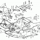JAG DELUXE Front frame, belly pan and footrest assembly