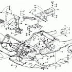 PROWLER 2-UP Front frame, belly pan and footrest assembly