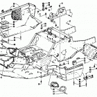 WILDCAT MOUNTAIN CAT Front frame, belly pan and footrest assembly